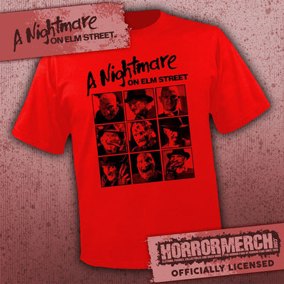 Nightmare On Elm Street - Freddy Blocks (Red) [Mens Shirt]