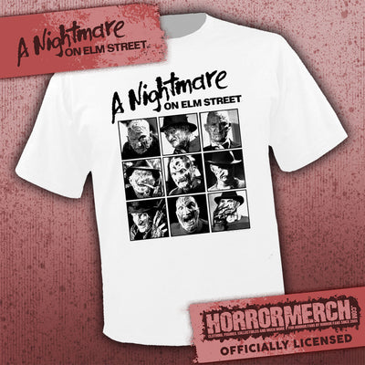 Nightmare On Elm Street - Freddy Blocks (White) [Mens Shirt]