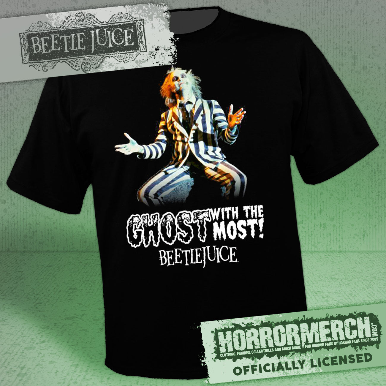 Beetlejuice - Ghost With The Most Mens Shirt