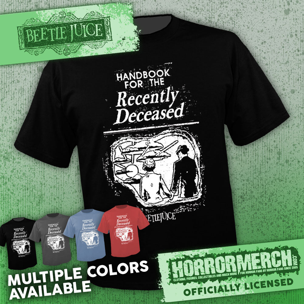 Beetlejuice - Handbook For The Recently Deceased (Multiple Colors) [Mens Shirt]