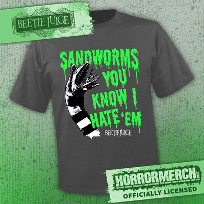 Beetlejuice - Sandworms (Black) [Mens Shirt]