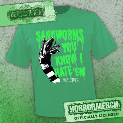 Beetlejuice - Sandworms (Black) [Mens Shirt]