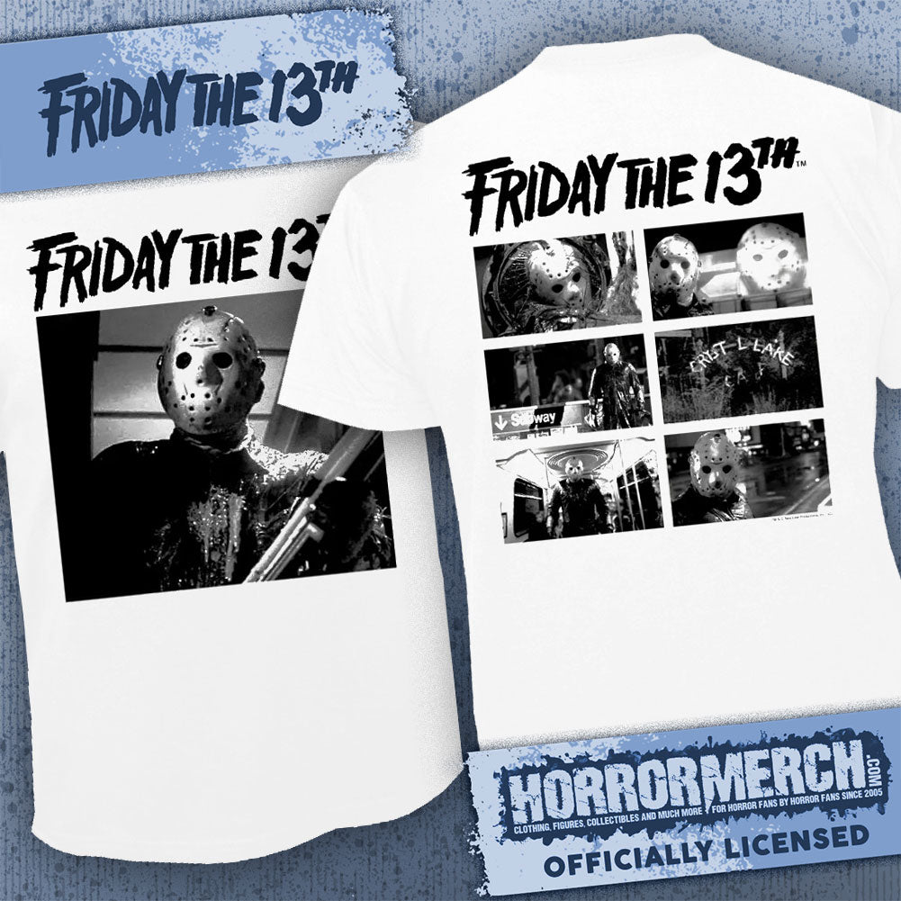 Friday The 13th - Manhattan Collage (Multiple Colors)  (Front And Back Print) [Mens Shirt]