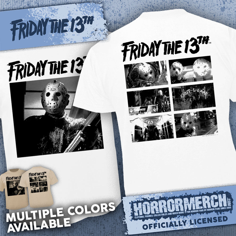 Friday The 13th - Manhattan Collage (Multiple Colors)  (Front And Back Print) [Mens Shirt]