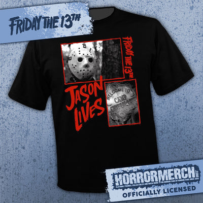Friday The 13th - Jason Lives (Collage) [Mens Shirt]