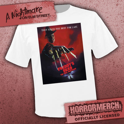 Nightmare On Elm Street - Freddys Dead (White) [Mens Shirt]