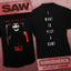 Saw - I Want To Play A Game (Closeup)  (Front And Back Print) [Mens Shirt]