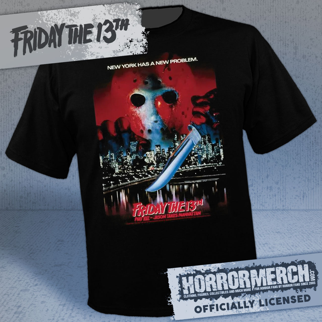 Friday The 13th - New York Mens Shirt