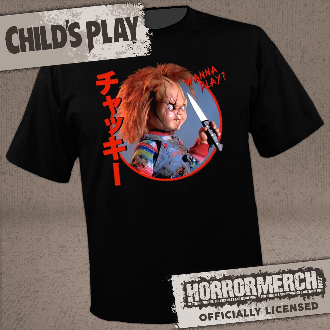 Childs Play - Kanji Mens Shirt