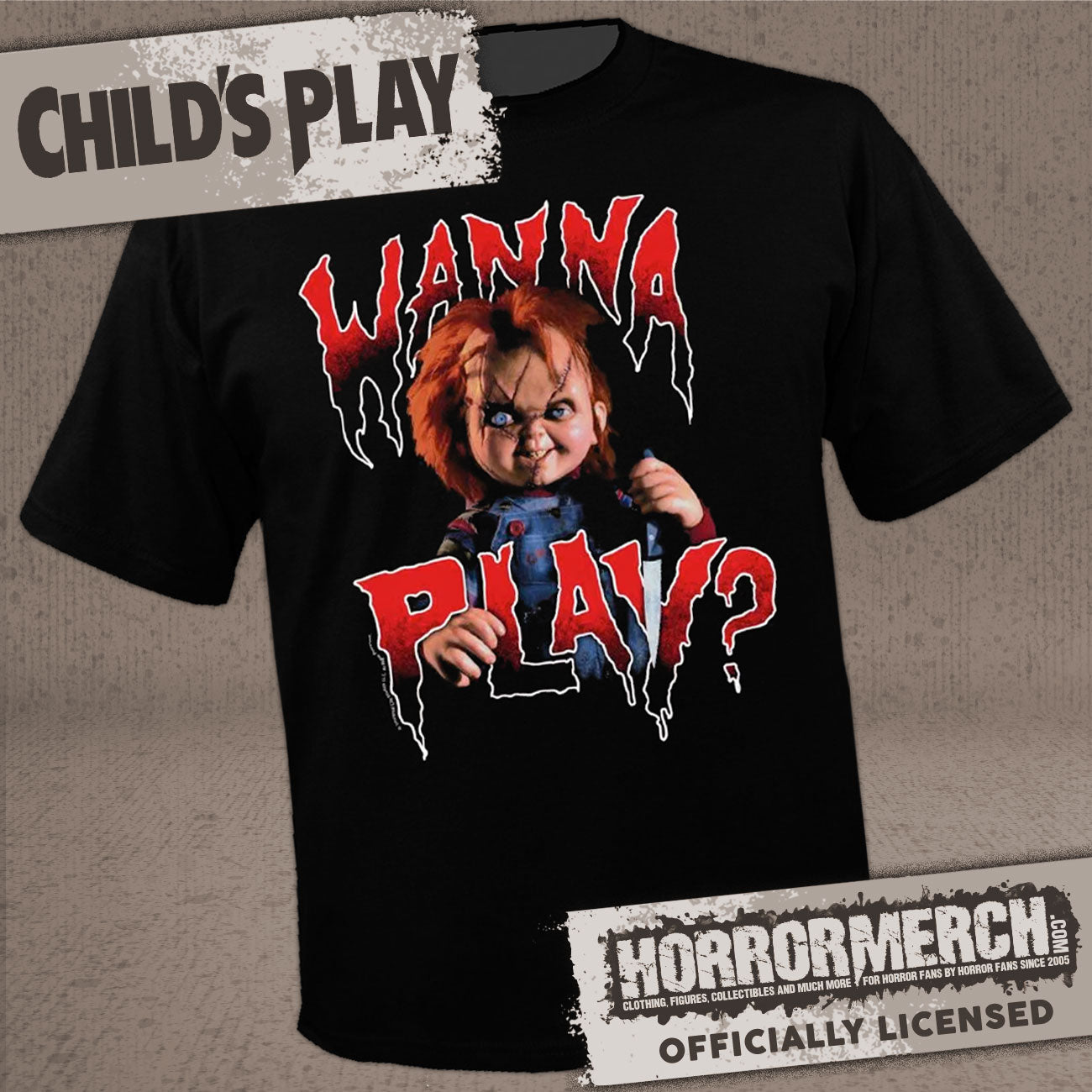 Childs Play - Wanna Play Mens Shirt