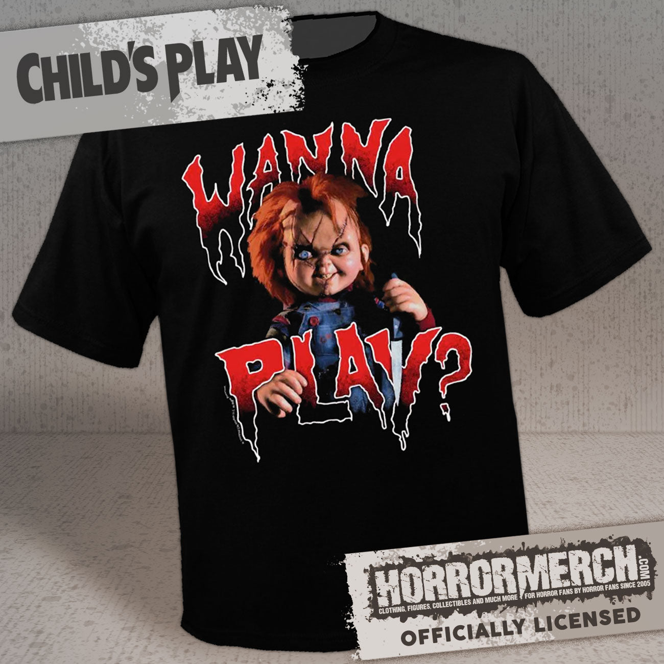 Childs Play - Wanna Play Mens Shirt