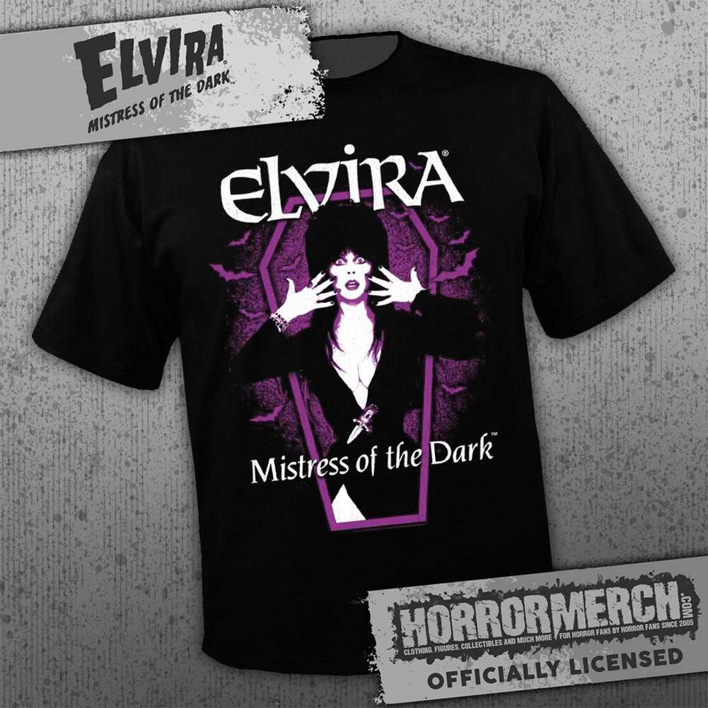 Elvira - Coffin (Purple) [Mens Shirt]