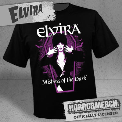 Elvira - Coffin (Purple) Mens Shirt
