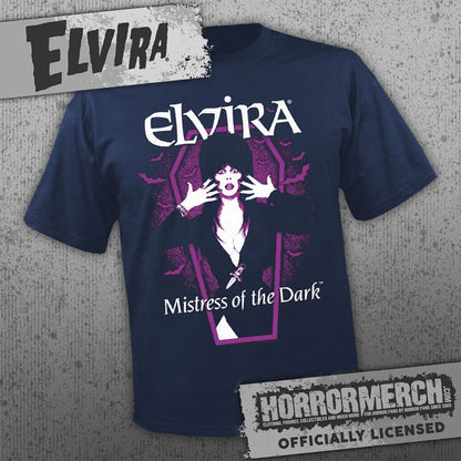 Elvira - Coffin (Purple) (Multiple Colors) Mens Shirt