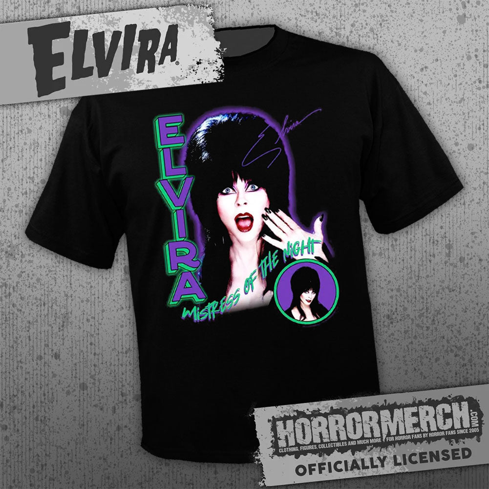 Elvira - Gasp (Retro) (Multiple Colors) Mens Shirt