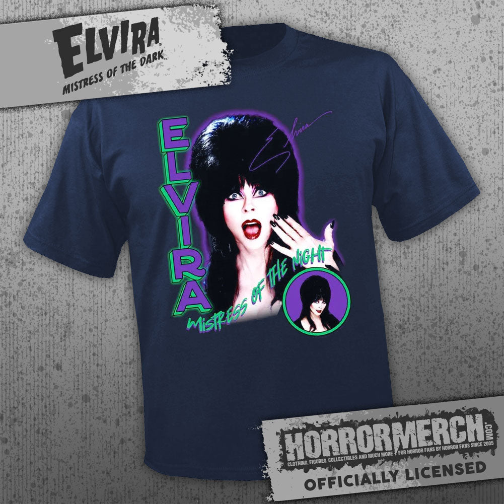 Elvira - Gasp (Retro) (Multiple Colors) [Mens Shirt]