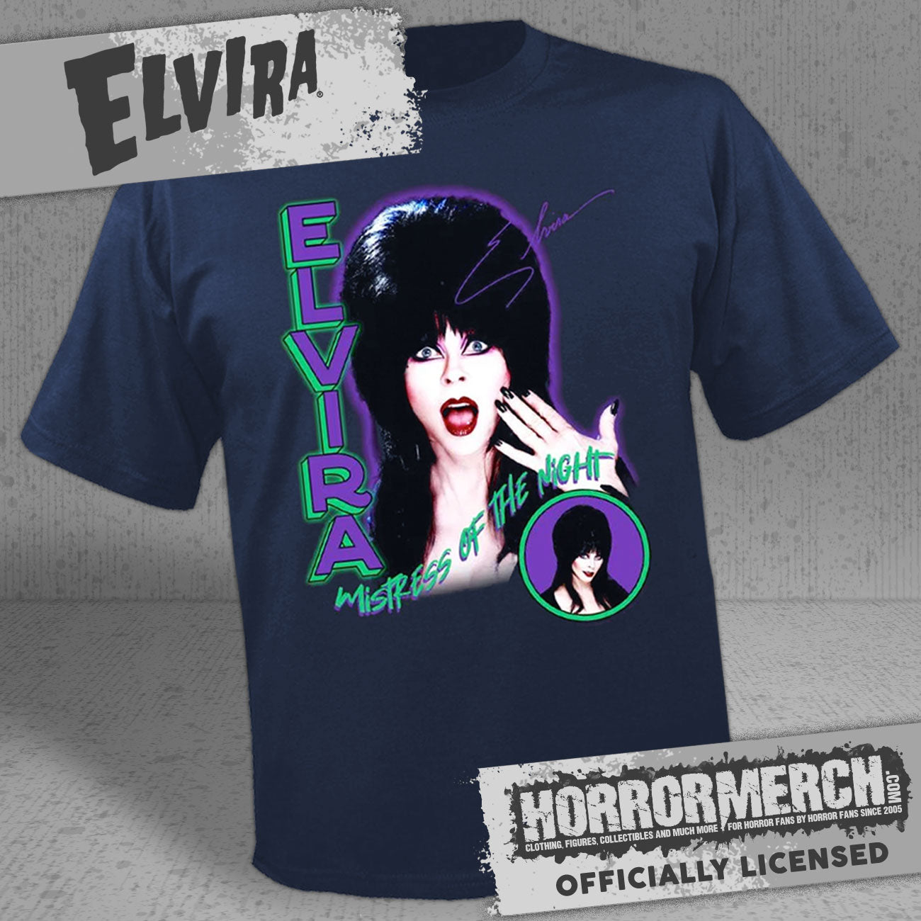 Elvira - Gasp (Retro) (Multiple Colors) Mens Shirt