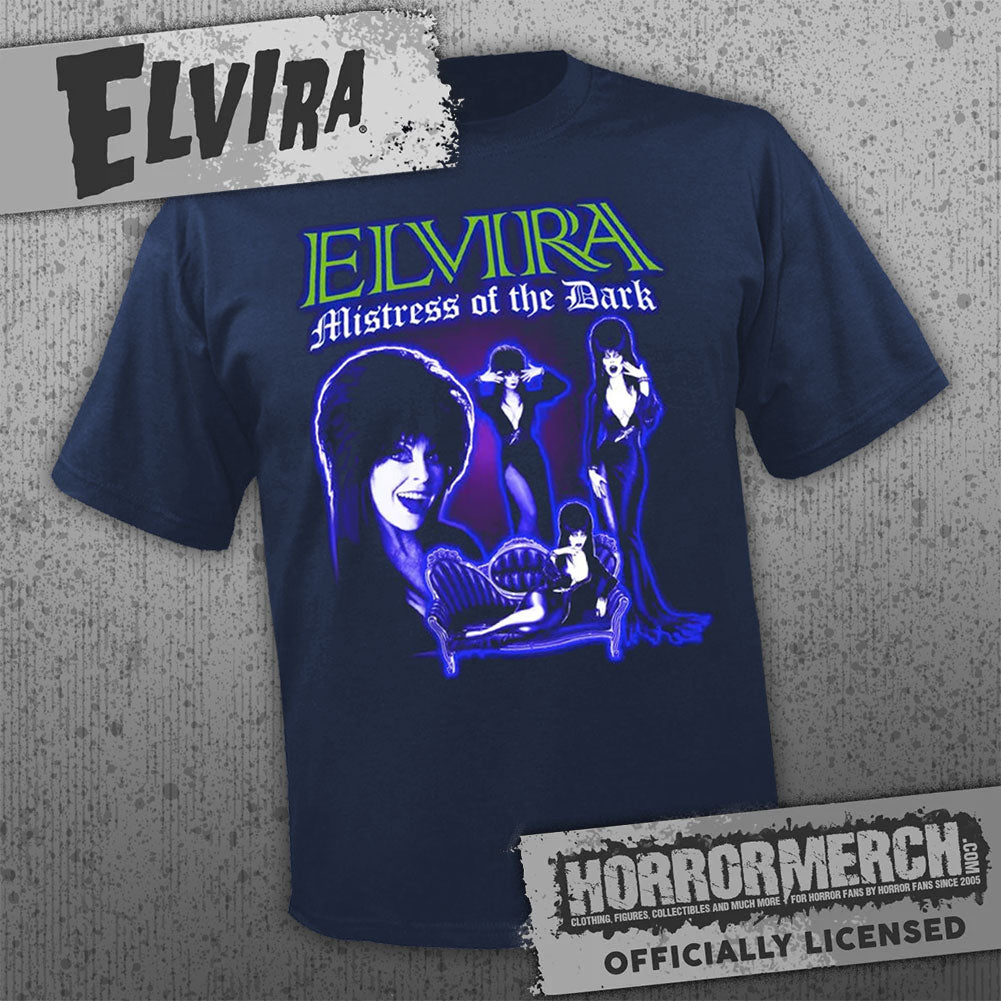 Elvira - Mistress (Collage) (Multiple Colors) Mens Shirt