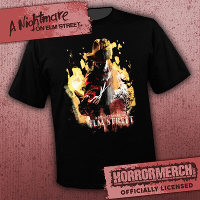 Nightmare On Elm Street - Fire [Mens Shirt]