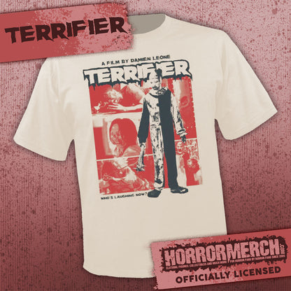 Terrifier - Duotone Collage (Cream)[Mens Shirt]