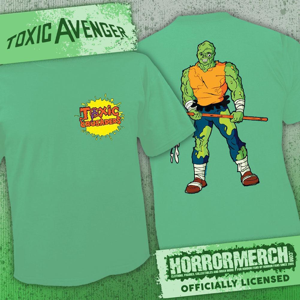 Toxic Avenger - Toxic Crusaders Toxie (Multiple Colors)  (Front And Back Print) [Mens Shirt]