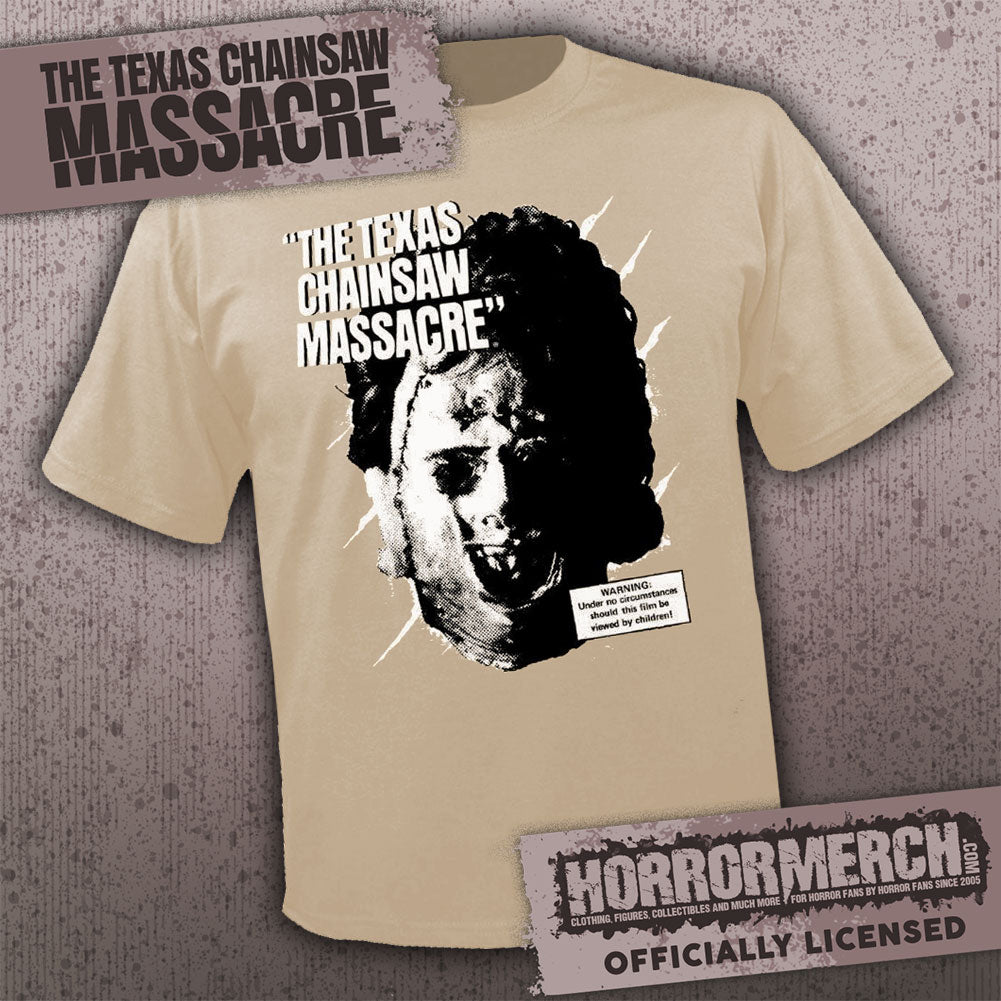 Texas Chainsaw Massacre - Who Will Survive (Tan) (Front And Back Print) [Mens Shirt]