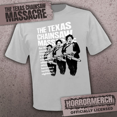 Texas Chainsaw Massacre -  Running (Gray) [Mens Shirt]
