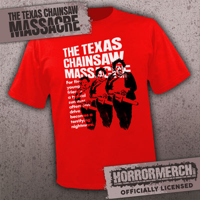 Texas Chainsaw Massacre -  Running (Red) [Mens Shirt]