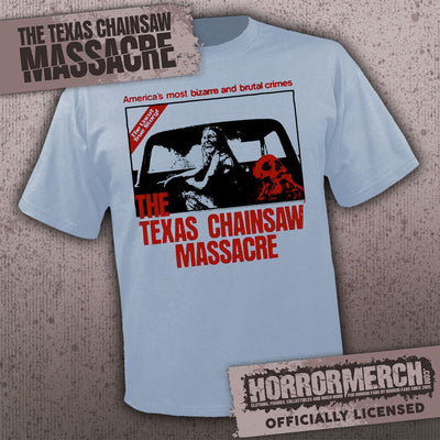 Texas Chainsaw Massacre -  Bloody Sally (Blue) [Mens Shirt]