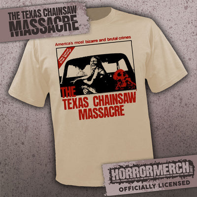 Texas Chainsaw Massacre -  Bloody Sally (Tan) [Mens Shirt]