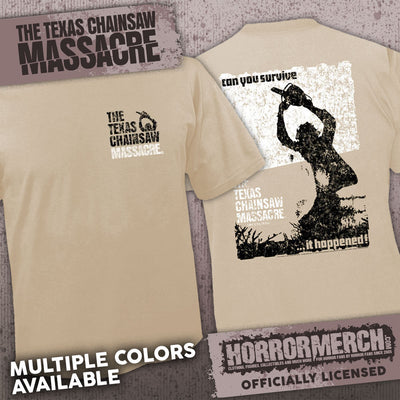 Texas Chainsaw Massacre - Pocket Print (Multiple Colors) (Front And Back Print) Mens Shirt