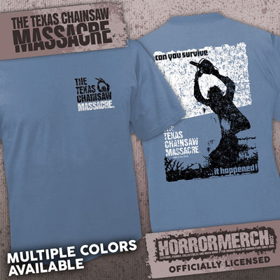 Texas Chainsaw Massacre - Pocket Print (Multiple Colors) (Front And Back Print) Mens Shirt