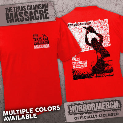Texas Chainsaw Massacre - Pocket Print (Multiple Colors) (Front And Back Print) Mens Shirt