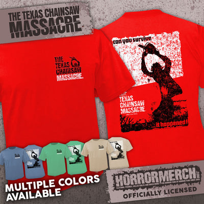 Texas Chainsaw Massacre - Pocket Print (Multiple Colors) (Front And Back Print) [Mens Shirt]