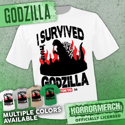 Godzilla - I Survived Godzilla (Multiple Colors) [Mens Shirt]