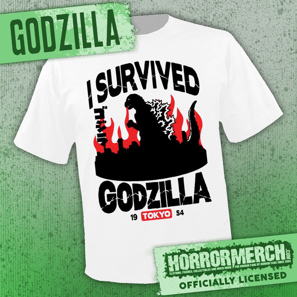 Godzilla - I Survived Godzilla (Multiple Colors) [Mens Shirt]