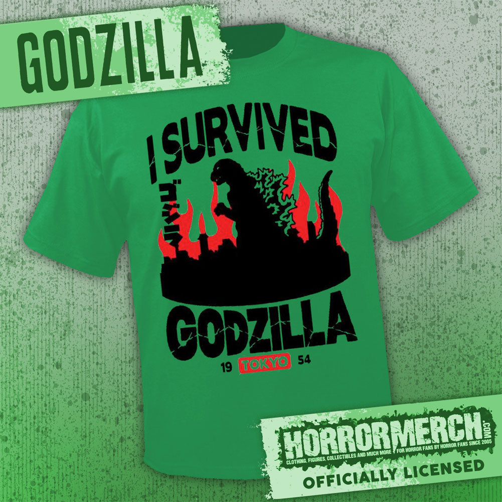 Godzilla - I Survived Godzilla (Multiple Colors) [Mens Shirt]