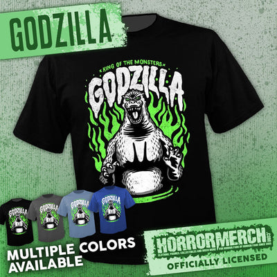 Godzilla - Fire (Multiple Colors) [Mens Shirt]