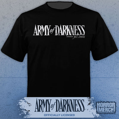 Army Of Darkness - Come Get Some White Logo Mens Shirt
