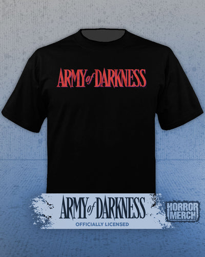 Army Of Darkness - Red Logo Mens Shirt