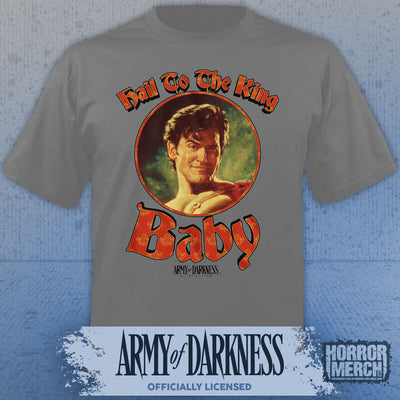 Army Of Darkness - Hail To The King Mens Shirt (Gray)