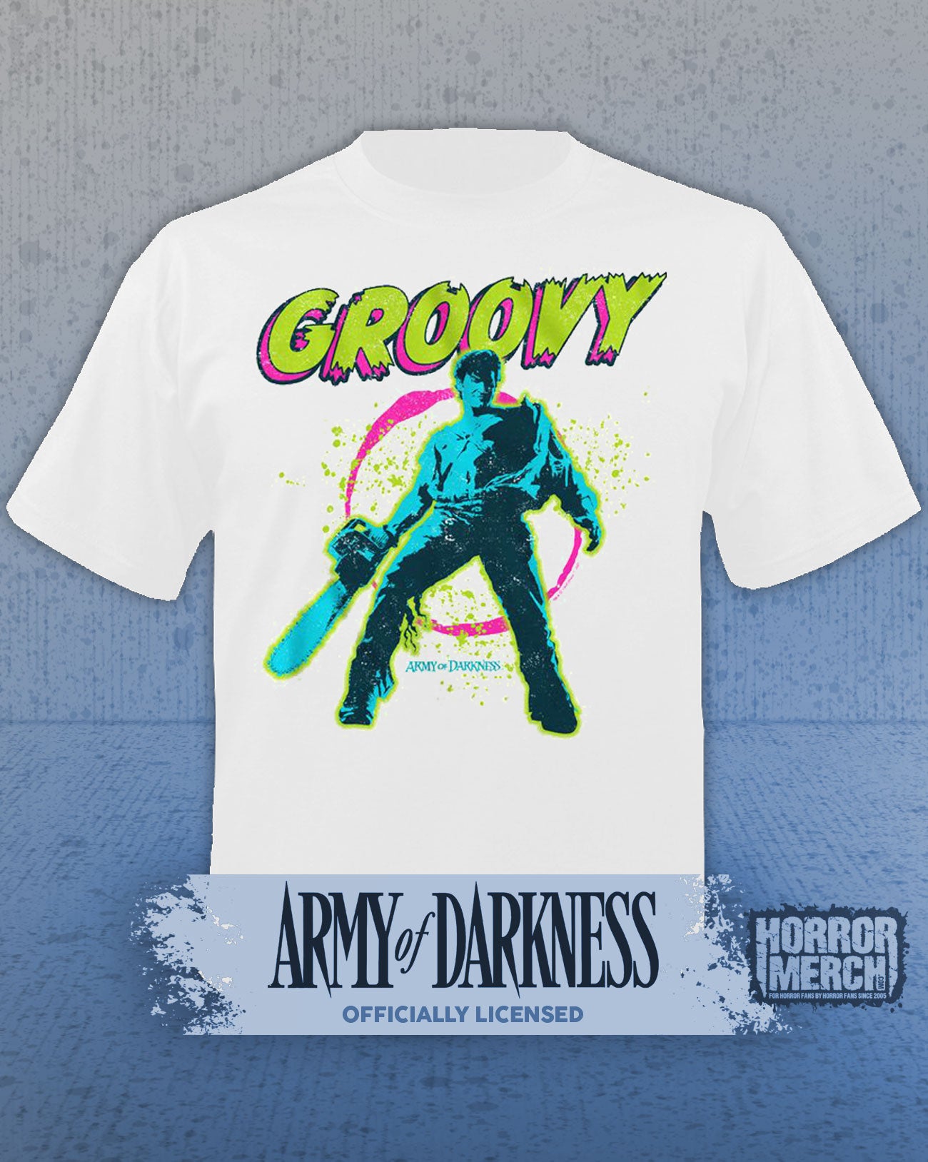Army Of Darkness - Groovy Mens Shirt (White)
