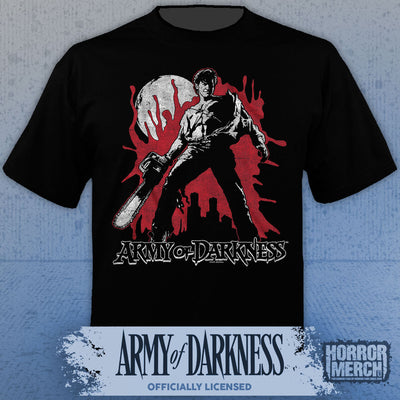 Army Of Darkness - Close-up (Splatter) Mens Shirt