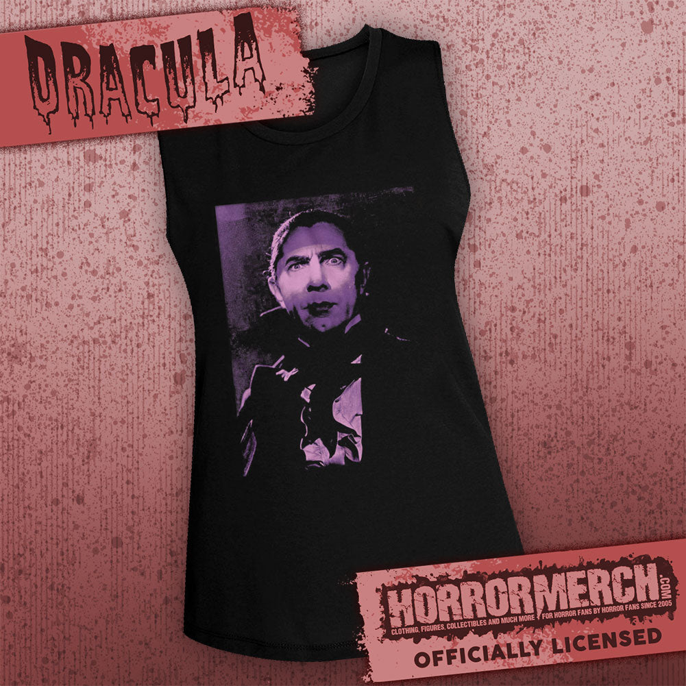 Dracula - Purple Shadows (Bela Lugosi) [Womens High Neck Tanktop]