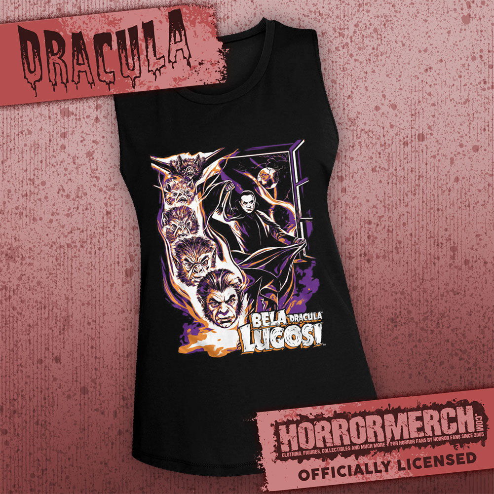 Dracula - Faces (Bela Lugosi) [Womens High Neck Tanktop]