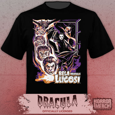 Dracula - Faces (Bela Lugosi) Womens Shirt