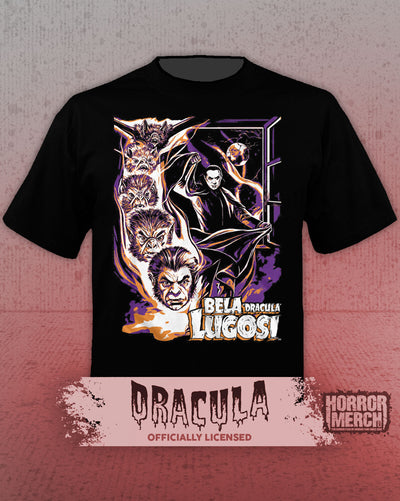 Dracula - Faces (Bela Lugosi) Mens Shirt