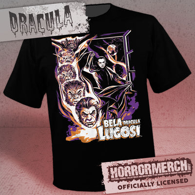 Dracula - Faces (Bela Lugosi) Mens Shirt