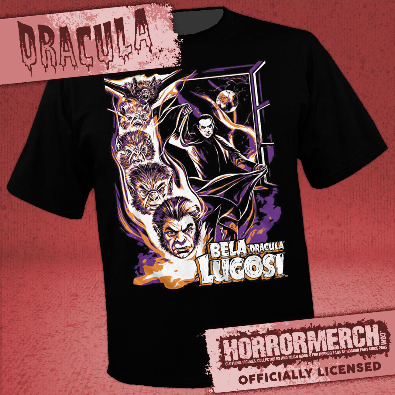 Dracula - Faces (Bela Lugosi) Womens Shirt