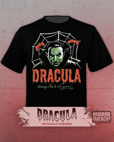 Dracula - Spider Web (Bela Lugosi) Womens Shirt